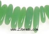 CCH24 16 inches green jade chips gemstone beads wholesale