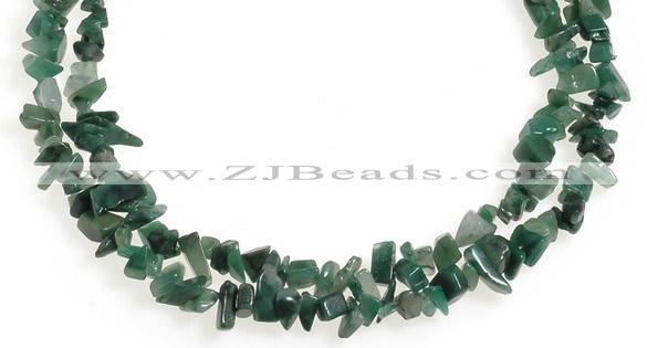 CCH25 34 inches african jade chips gemstone beads wholesale
