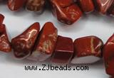 CCH275 34 inches 8*12mm red jasper chips gemstone beads wholesale