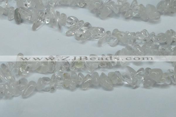 CCH290 34 inches 8*12mm white crystal chips gemstone beads wholesale