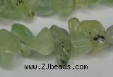 CCH293 34 inches 8*12mm green rutilated quartz chips beads wholesale