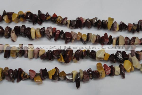 CCH297 34 inches 8*12mm mookaite chips gemstone beads wholesale