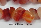 CCH303 34 inches 8*12mm red agate chips gemstone beads wholesale