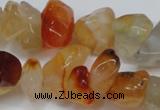 CCH305 34 inches 8*12mm red agate chips gemstone beads wholesale