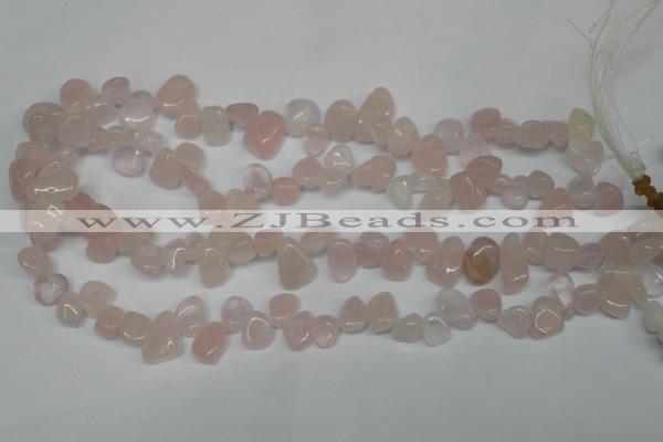 CCH311 15.5 inches 10*15mm rose quartz chips gemstone beads wholesale