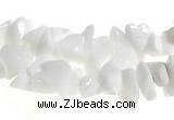 CCH32 35 inches white stone chips gemstone beads wholesale