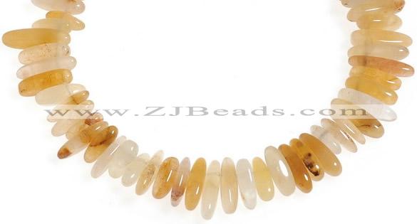 CCH36 16 inches topaz chips gemstone beads wholesale