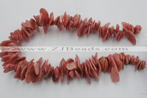 CCH401 15.5 inches 15*28mm - 18*35mm argentina rhodochrosite chips beads