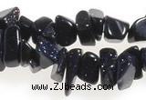 CCH41 35 inches blue sand stone chips gemstone beads wholesale