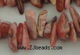 CCH604 15.5 inches 3*12mm - 4*16mm rhodochrosite chips gemstone beads