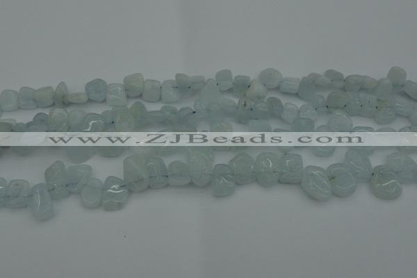CCH606 15.5 inches 8*12mm - 10*15mm aquamarine chips gemstone beads