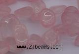 CCH611 15.5 inches 6*8mm - 10*14mm rose quartz chips gemstone beads