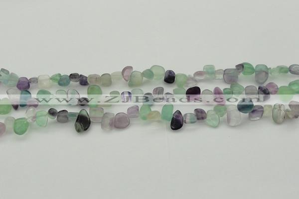 CCH635 15.5 inches 6*8mm - 10*14mm fluorite gemstone chips beads