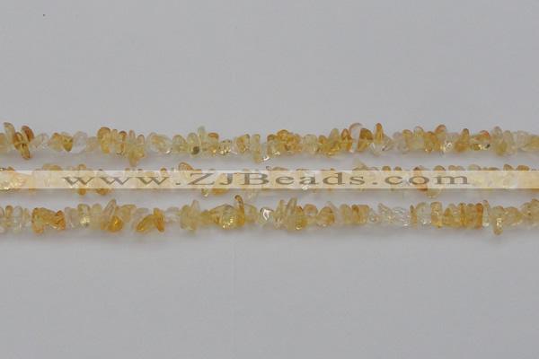 CCH655 15.5 inches 4*6mm - 5*8mm citrine gemstone chips beads