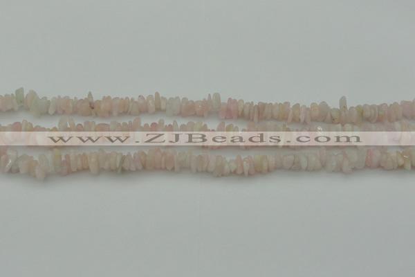 CCH656 15.5 inches 5*8mm - 6*10mm morganite gemstone chips beads