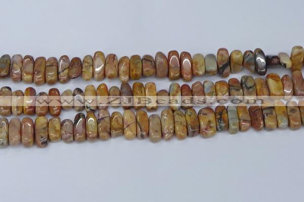 CCH711 15.5 inches 5*10mm - 5*15mm venus jasper chips beads