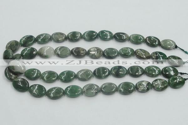 CCJ05 15.5 inches 13*18mm oval natural African jade beads wholesale