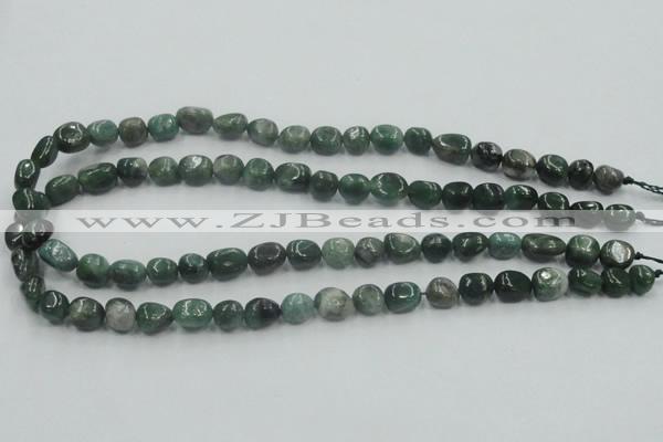 CCJ11 15.5 inches 8*12mm nugget natural African jade beads wholesale