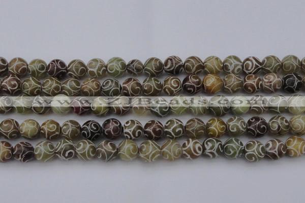 CCJ213 15.5 inches 10mm round China jade beads wholesale