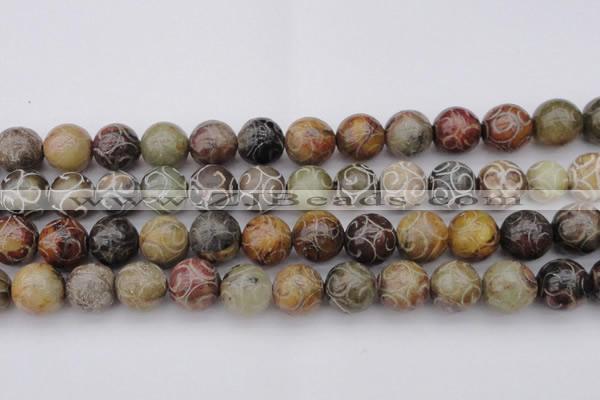 CCJ215 15.5 inches 14mm round China jade beads wholesale