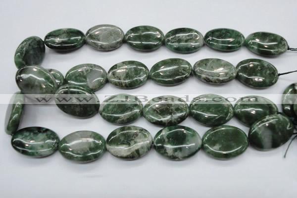 CCJ23 15.5 inches 22*30mm oval natural African jade beads wholesale