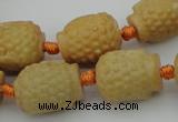 CCJ230 15.5 inches 13*18mm carved buddha China jade beads