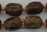 CCJ232 15.5 inches 13*18mm carved buddha China jade beads