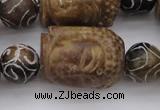 CCJ236 15.5 inches 22*28mm carved buddha China jade beads