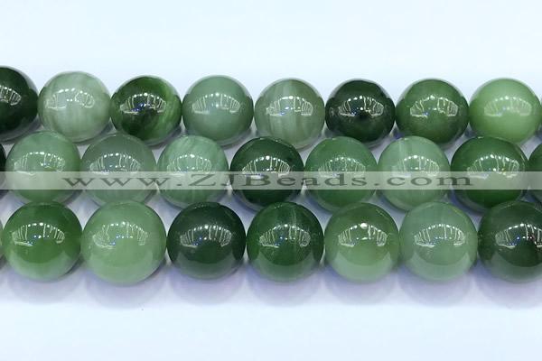 CCJ387 15 inches 14mm round China jade beads