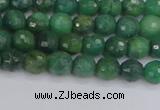 CCJ410 15.5 inches 4mm faceted round west African jade beads