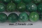 CCJ413 15.5 inches 10mm faceted round west African jade beads