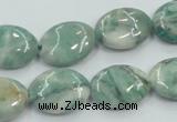 CCJ50 15.5 inches 13*18mm oval African jade gemstone beads