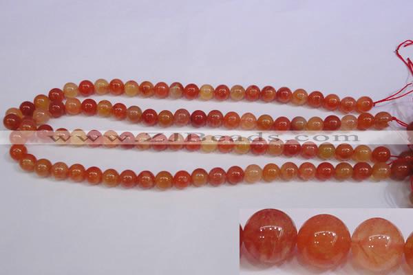CCL03 15 inches 8mm round carnelian gemstone beads wholesale