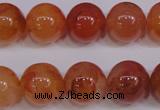 CCL06 15 inches 14mm round carnelian gemstone beads wholesale