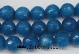 CCN1203 15.5 inches 10mm faceted round candy jade beads wholesale