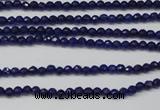 CCN1210 15.5 inches 3mm faceted round candy jade beads wholesale