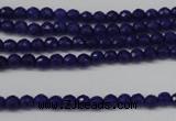 CCN1211 15.5 inches 4mm faceted round candy jade beads wholesale