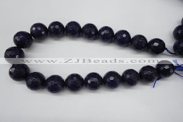 CCN1219 15.5 inches 20mm faceted round candy jade beads wholesale