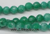 CCN1223 15.5 inches 8mm faceted round candy jade beads wholesale