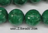 CCN1228 15.5 inches 18mm faceted round candy jade beads wholesale