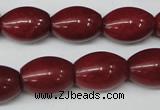 CCN125 15.5 inches 13*18mm rice candy jade beads wholesale