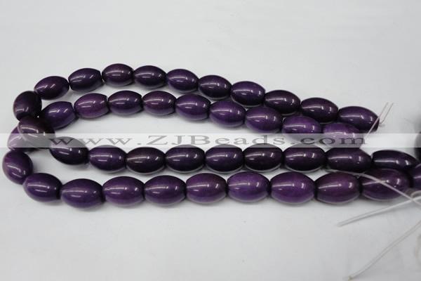 CCN127 15.5 inches 13*18mm rice candy jade beads wholesale