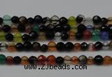 CCN1317 15.5 inches 3mm faceted round candy jade beads wholesale