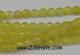 CCN1325 15.5 inches 6mm faceted round candy jade beads wholesale