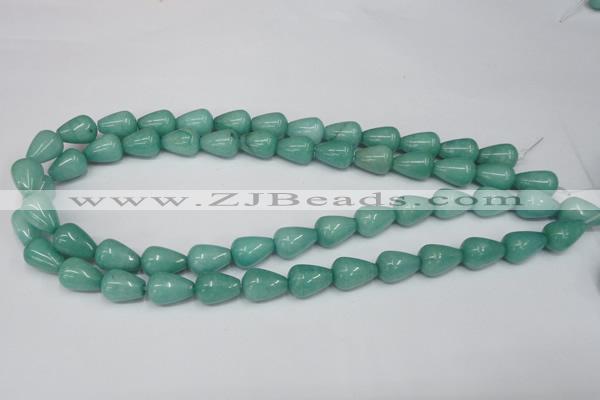 CCN141 15.5 inches 10*14mm teardrop candy jade beads wholesale