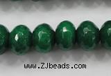 CCN1416 15.5 inches 10*14mm faceted rondelle candy jade beads