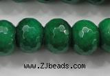 CCN1417 15.5 inches 12*16mm faceted rondelle candy jade beads
