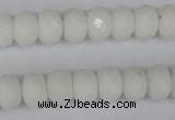 CCN150 15.5 inches 8*12mm faceted rondelle candy jade beads