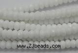 CCN1592 15.5 inches 4*6mm faceted rondelle candy jade beads