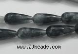 CCN1608 15.5 inches 8*20mm faceted teardrop candy jade beads